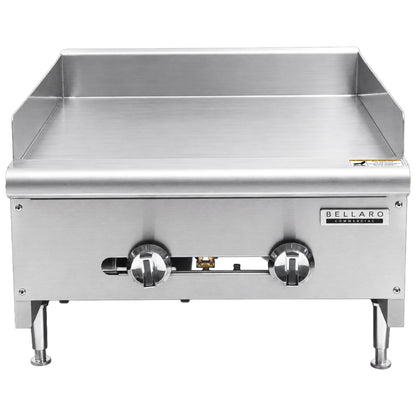 Bellaro Commercial 24 in. Commercial Gas Thermostat Griddle