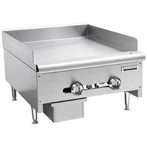 Bellaro Commercial 24 in. Commercial Gas Thermostat Griddle