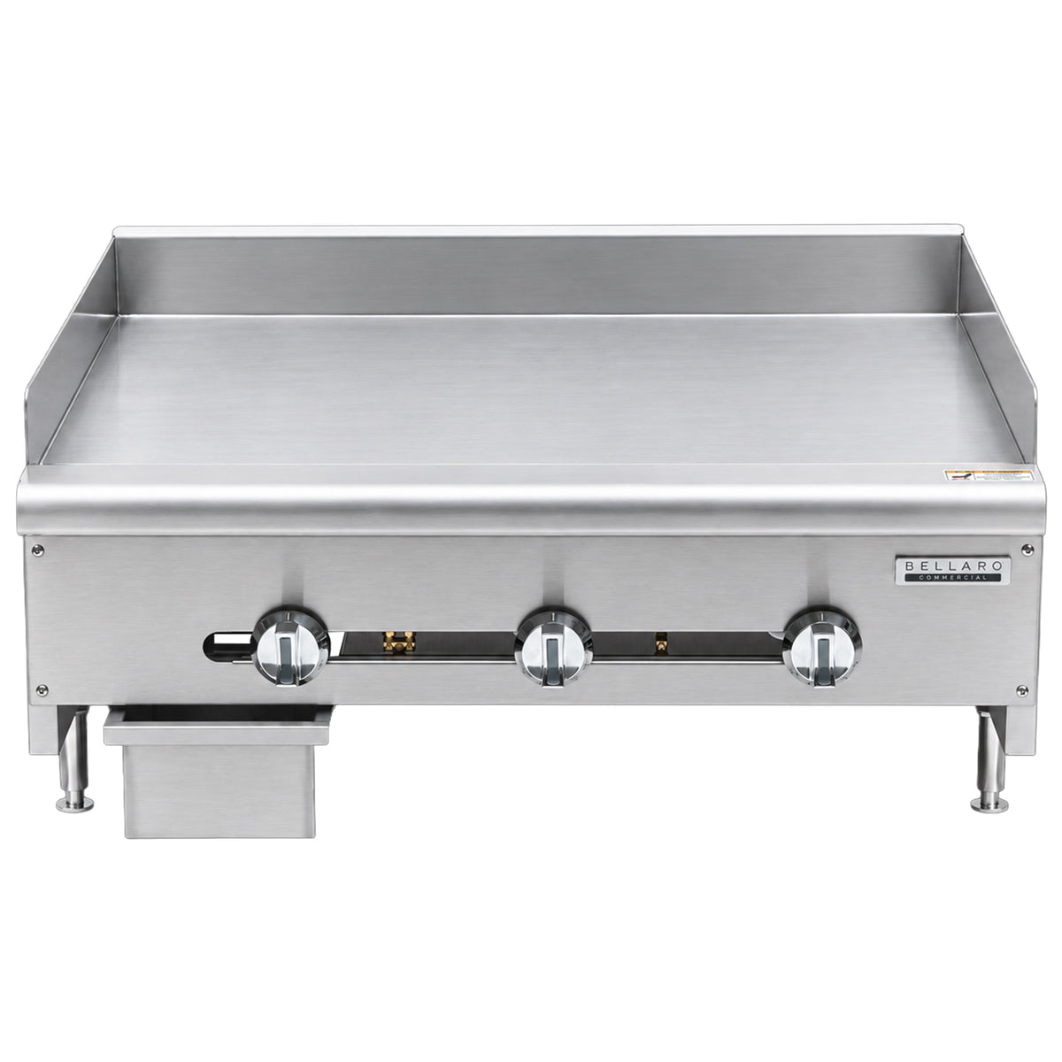Bellaro Commercial 36 in. Gas Thermostat Griddle