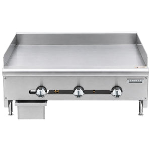 Bellaro Commercial 36 in. Gas Thermostat Griddle