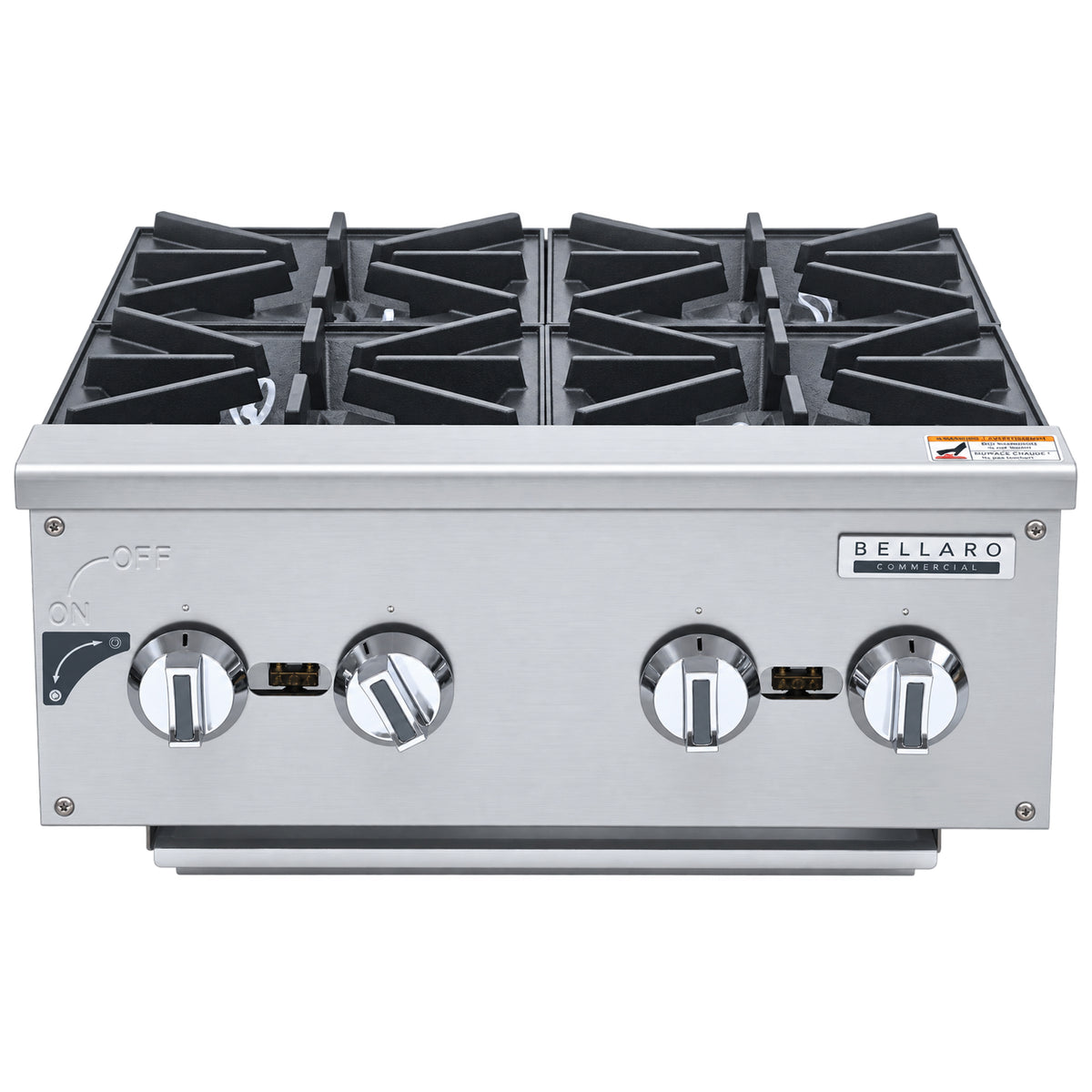 Bellaro Commercial 4 Burner  Gas Hotplate