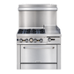 Bellaro Commercial Gas Range with 12 in. Griddle and Oven