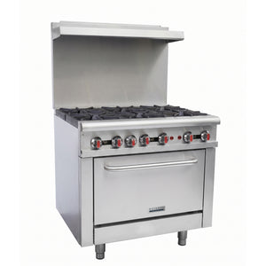 Bellaro Commercial 36 in. Gas Range
