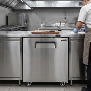 Bellaro Commercial 7.2 cu.ft. Stainless Steel Undercounter Commercial Freezer/Refrigerator