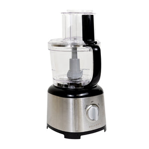 Bellaro 11-Cup Food Processor, Black/Stainless Steel