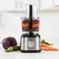 Bellaro 11-Cup Food Processor, Black/Stainless Steel