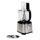 Bellaro 11-Cup Food Processor, Black/Stainless Steel