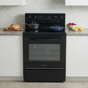Bellaro 30 in. 5.0 cu. ft. Rear Control Electric Range, Black