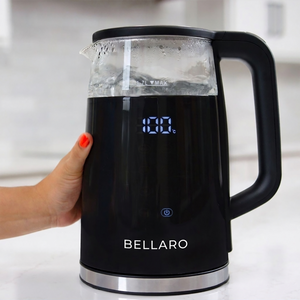 Bellaro 1.7 L Glass Electric Kettle with Touch Controls