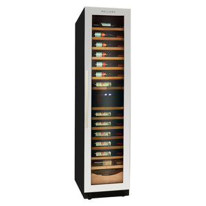 Bellaro 111-Bottle Dual-Zone Wine Fridge, 18 in., Black