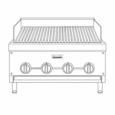 commercial GRIDDLES, BROILERS & BURNERS