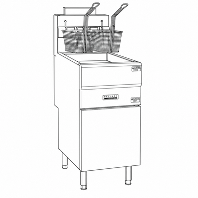 commercial fryers & pasta cookers