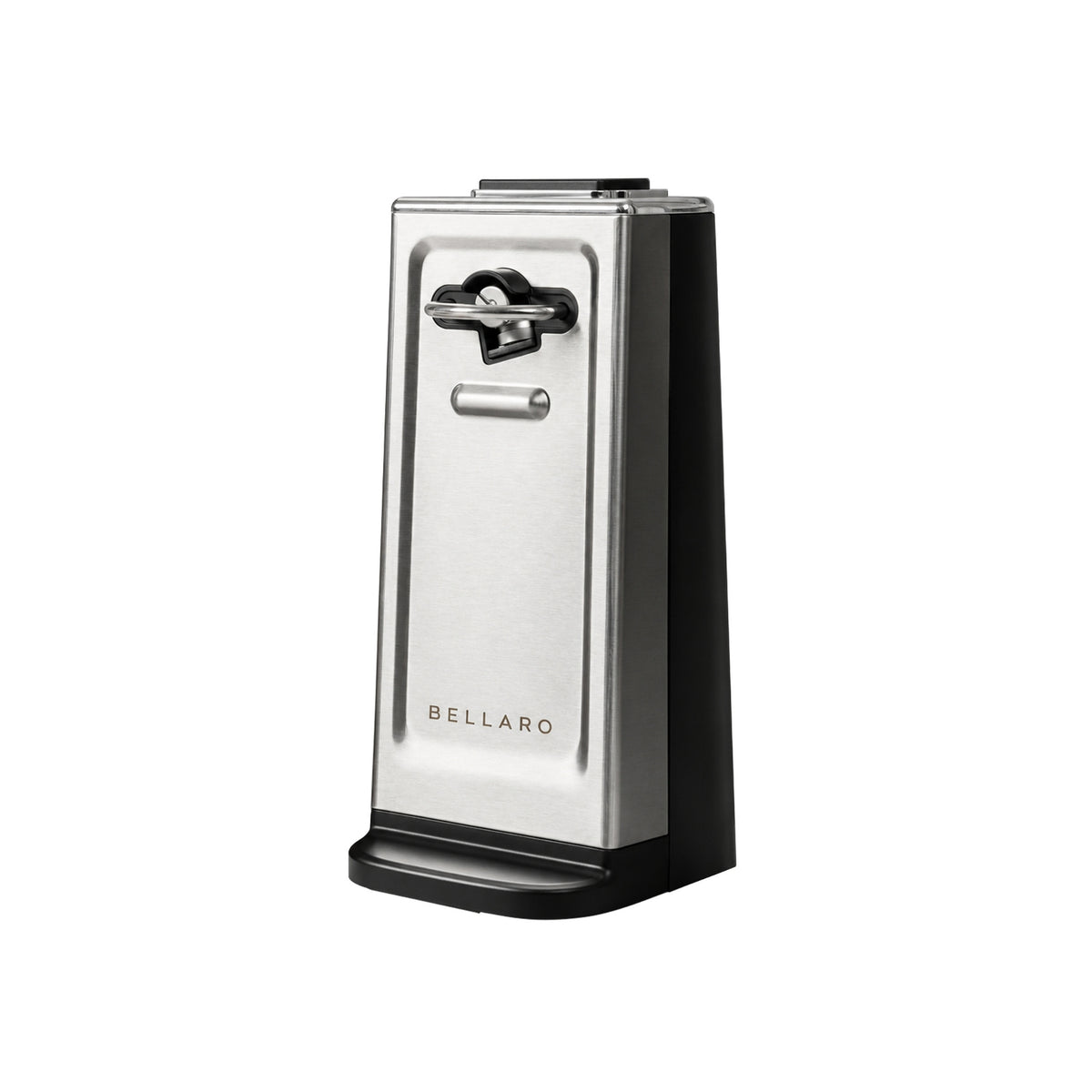 Bellaro Smooth Edge Electric Can Opener, Black & Stainless Steel