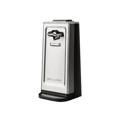 Bellaro Smooth Edge Electric Can Opener, Black & Stainless Steel