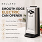 Bellaro Smooth Edge Electric Can Opener, Black & Stainless Steel