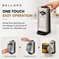 Bellaro Smooth Edge Electric Can Opener, Black & Stainless Steel