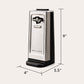 Bellaro Smooth Edge Electric Can Opener, Black & Stainless Steel