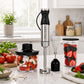 Bellaro Variable Speed Immersion Blender Set with Chopper and Whisk