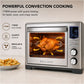 Bellaro 11-in-1 Digital Air Fryer Toaster Oven with Rotisserie, 25 Qt